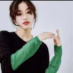 【お値下中】レプシィム 袖切り替えプルオーバー