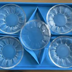 曽我ガラス　小皿　5客セット