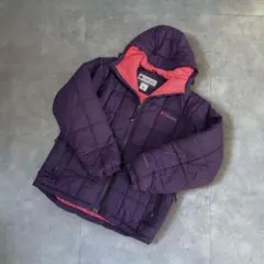 【極美品❗️】極暖！columbia 　ダウン　ピンク　紫　 S