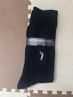 WESTERN POLO TEXAS メンズ 靴下 黒のサムネイル