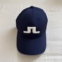 〈美品、使用1回〉J.LINDEBERG ネイビーキャップ