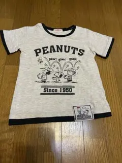 PEANUTS Tシャツ 110cm グレー　スヌーピー