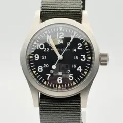 ハミルトンカーキフィールド33mmエルエルビーン921980 ミリタリー 腕時計 コレクター向け】ハミルトンカーキフィールド33mmエルエルビーン921980