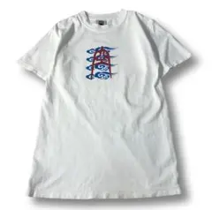 ku 空　半袖Tシャツ　made in USA 象形文字　漢字　kanji 珍品