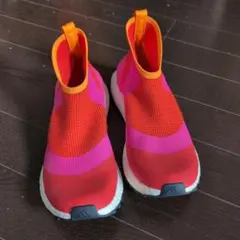 adidas✖ステラマッカートニー箱入り スリッポンスニーカー レッド/ピンクのサムネイル