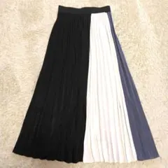 ラウンジドレス プリーツロングスカート 多色 Fサイズ