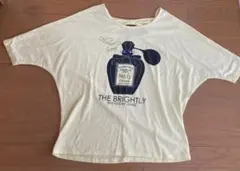 イエロー 香水ボトルデザイン Tシャツ Lサイズのサムネイル