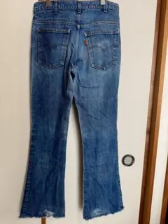 80sリーバイスLevi'sアメリカ製オレンジタブ646ブーツカットデニムパンツ