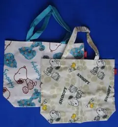 スヌーピー PEANUTS トートバッグ 2種セット 非売品