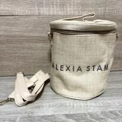 【未使用品】ALEXIA STAM バケツ型ショルダーバッグ ベージュ