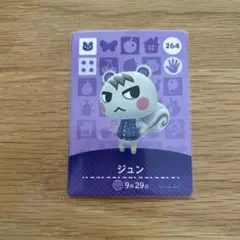 ジュン amiiboカード あつ森 どう森 どうぶつの森 アミーボ