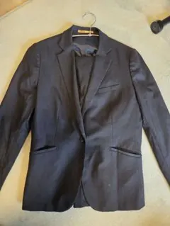 ネイビー ストライプ ビジネススーツジャケット