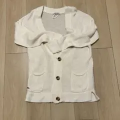 LACOSTE グレー 長袖カーディガン 34