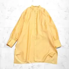 マカフィー ロングシャツ ブラウス コットン100% オレンジ トゥモローランド