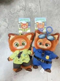 【海外限定】MINISO×ディズニー ズートピア　ニック　2点セット