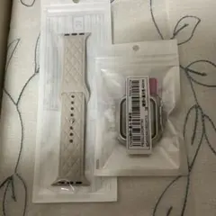 Apple Watch ケース＋バンド セット シリコン ベージュ 40mm