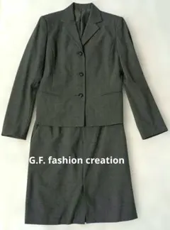 G.F. fashion creation スカートスーツ上下 グレーのサムネイル