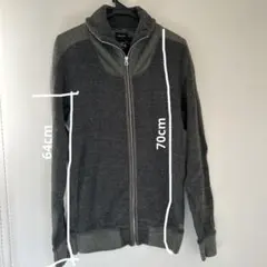 DIESEL ジップアップ グレー系 ジャケット Mサイズのサムネイル