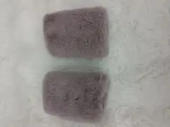 ファー素材 淡いピンク色 　キッズ（子供）手袋