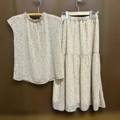 シンプリシティエ　セットアップ　 上品 大人かわいい