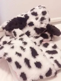 101匹わんちゃんファー耳付き帽子