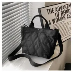 キルティング トートバッグ レディース 小さめ2WAY ショルダーバッグ 肩掛け