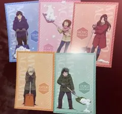 ヒロアカ アニメイト 特典 ポストカード 5枚セット 緑谷 爆豪  飯田