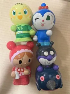 アンパンマン　ほかほかピープー　4体セット
