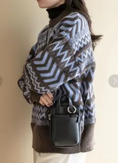 新品タグ付☆LOWRYS FARM サイフＳＥＴミニショルダー 黒