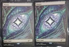 MTG 荒地 限定 プロモ 英語 2枚セット