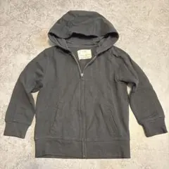 ZARA BOYS フード付きジッパーパーカー 110cm グレー