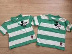 ミッキーマウス ポロシャツ 2枚セット
