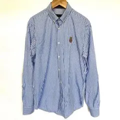 4829 美品 ZARA MAN ストライプシャツ SLIMFIT Mサイズ