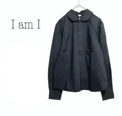 アイアムアイ　I am I ハグ衿ブラウス　ブラックのサムネイル