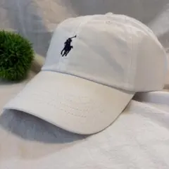 新品タグ付⭐️ POLO ラルフローレン キャップ 白 男女兼用