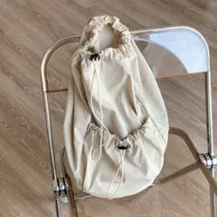 ワンショルダー バックパック ベージュ マット 新品未使用 レディース メンズ