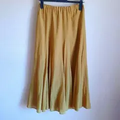 JOURNAL STANDARD l'essageフレアロングスカートマスタード