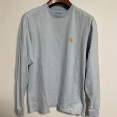 Carhartt カーハート 長袖Tシャツ ライトブルー S