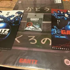 GANTZ クリアファイル2枚組　缶バッジ　フライヤー2種類