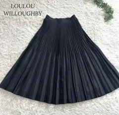 LOULOU WILLOUGHBY プリーツ　フレア　ロングスカート 涼しげのサムネイル