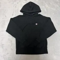 Champion REVERSE WEAVE パーカー　黒　古着　S