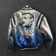 【美品】【レア】BOSSジャン２５周年記念　ブルゾン　MA-1 L 極美品】BOSSジャン25周年記念 ブルゾン MA-1