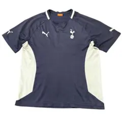 PUMA ゲームシャツ　トッテナム•ホットスパーFC ネイビー　古着　8%a