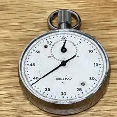 SEIKO 90-5040 手巻き 機械式 ストップウォッチ シルバー - メルカリ