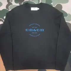 COACH コーチ　ビッグロゴ　スウェット　ペルー製