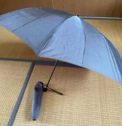 日本製　JUPA 折りたたみ傘　赤チェック柄×シルバー