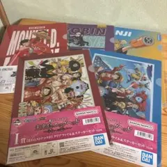 ワンピース　一番くじクリアファイル　5枚セット