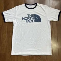 希少　ノースフェイス　リンガーTシャツ　XL ホワイト✖️ネイビー