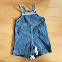 COMME CA ISM デニムオーバーオール 80