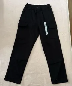 GU キッズ カーゴパンツ ブラック 150